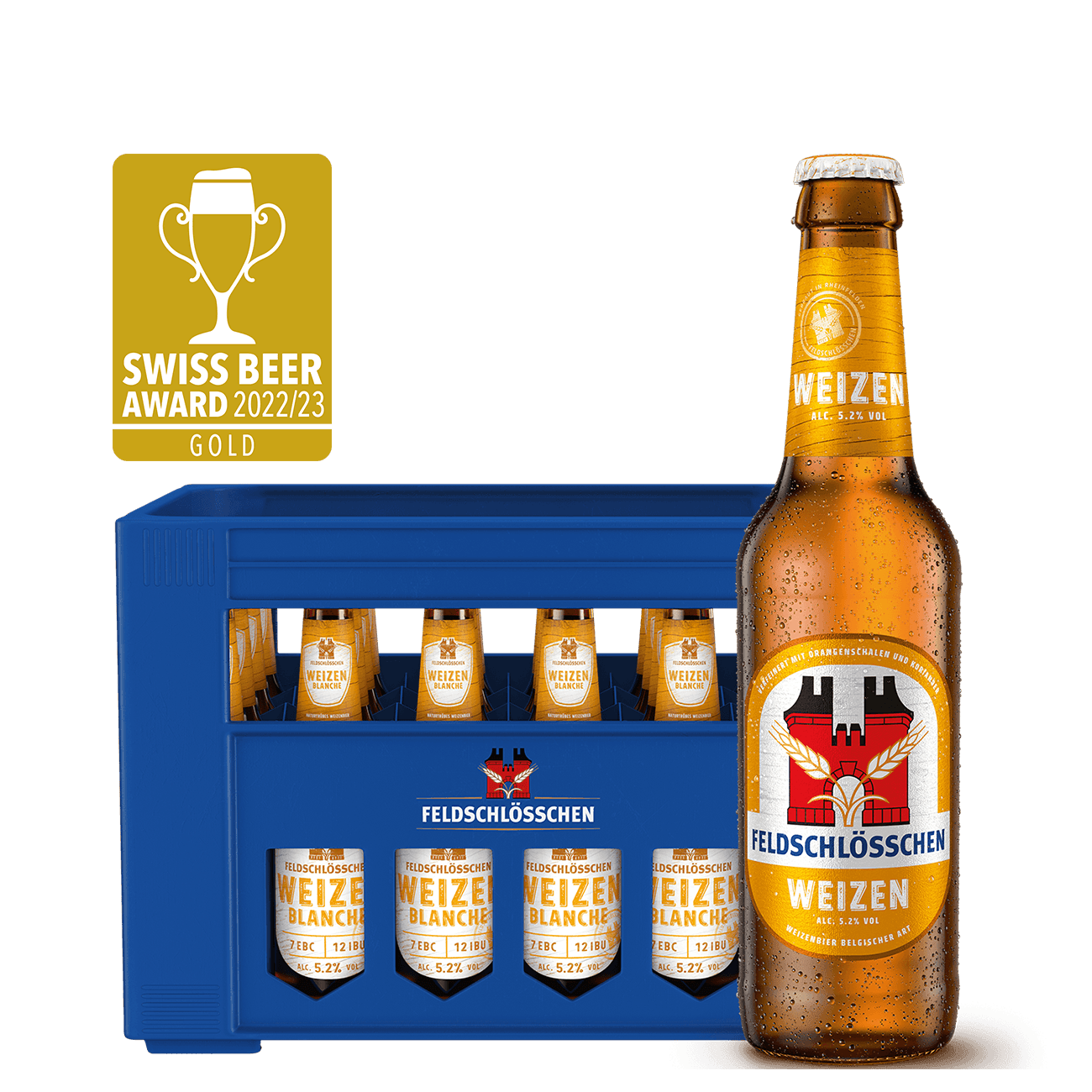 Feldschl sschen Weizen 33cl Bestellen Getr nke Shop JustDrink ch